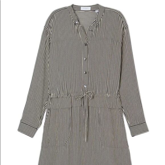 NWT New Equipment Lizza Long Sleeve Drawstring Dress Size 6 - Picture 6 of 14